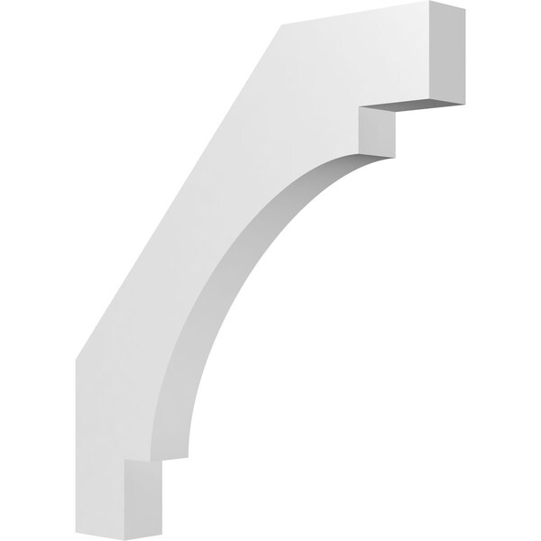 Ekena Millwork 4-in. W x 32-in. D x 36-in. H Merced Architectural Grade PVC Knee Brace BRCP04X32X36MRC - main